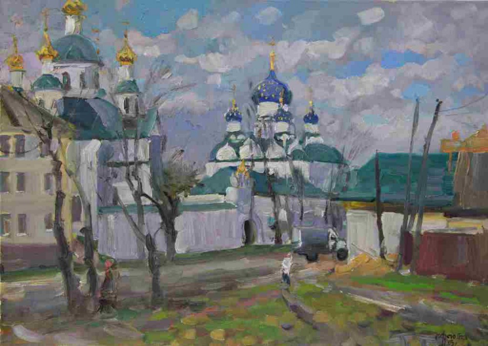 У Богоявленского монастыря. Углич