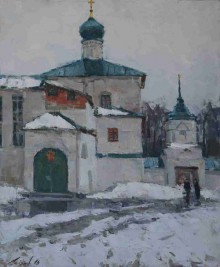 The yard of Afanasievskiy monastery